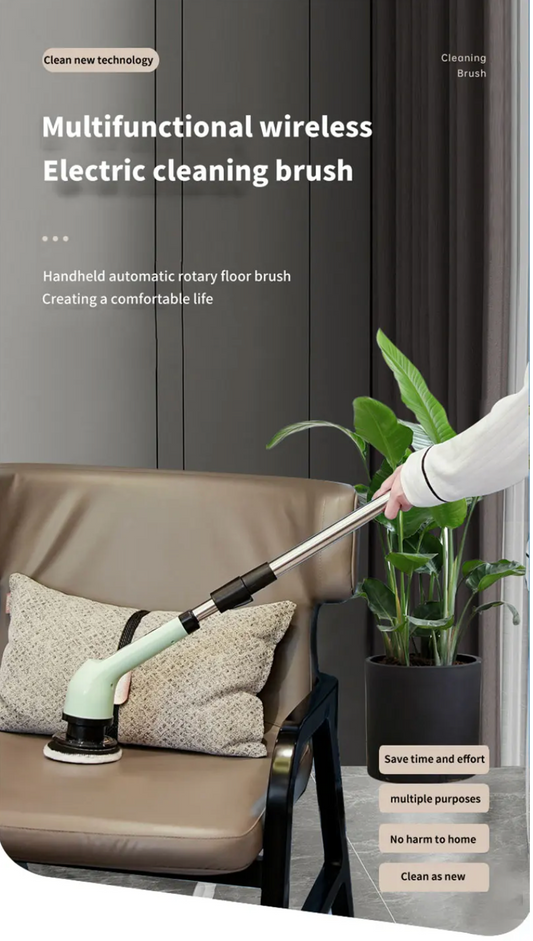 SavvyScrub Pro - Multi-functional electric cleaning brush