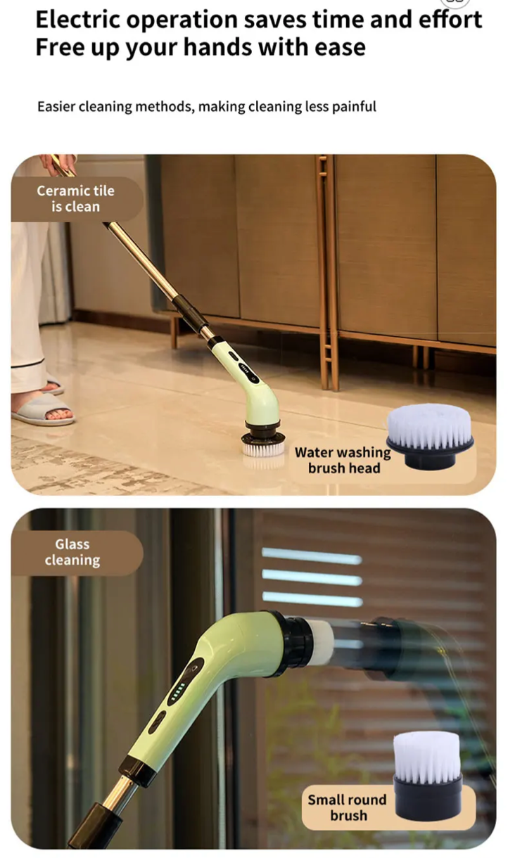 SavvyScrub Pro - Multi-functional electric cleaning brush