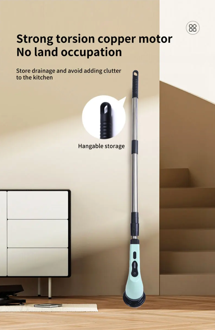 SavvyScrub Pro - Multi-functional electric cleaning brush