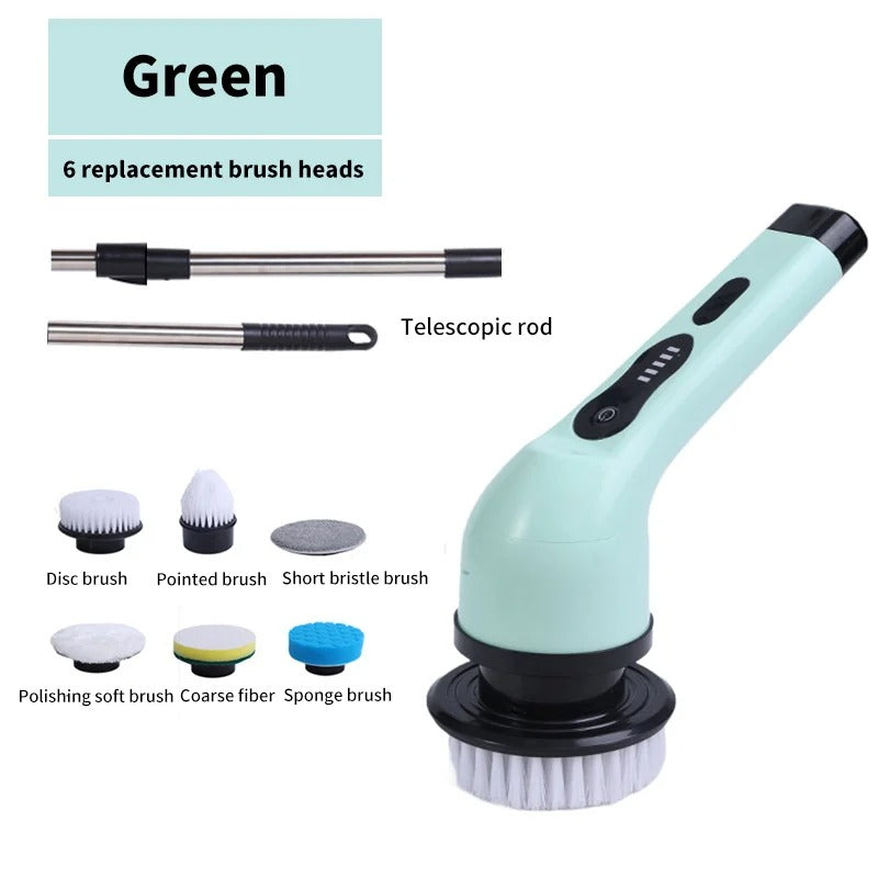 SavvyScrub Pro - Multi-functional electric cleaning brush