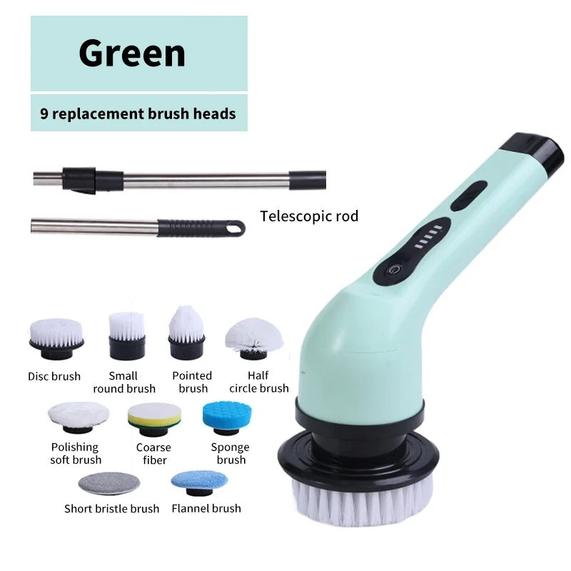 SavvyScrub Pro - Multi-functional electric cleaning brush