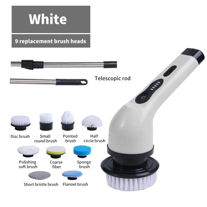 SavvyScrub Pro - Multi-functional electric cleaning brush